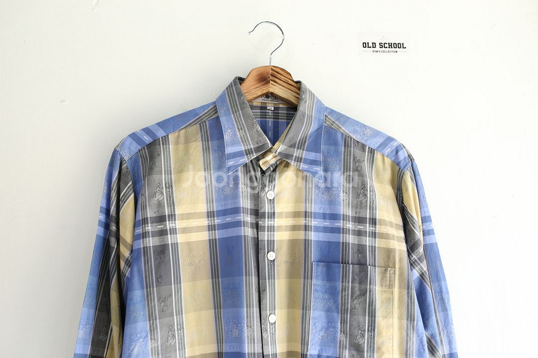 Rock 체크 긴팔셔츠 M사이즈--1