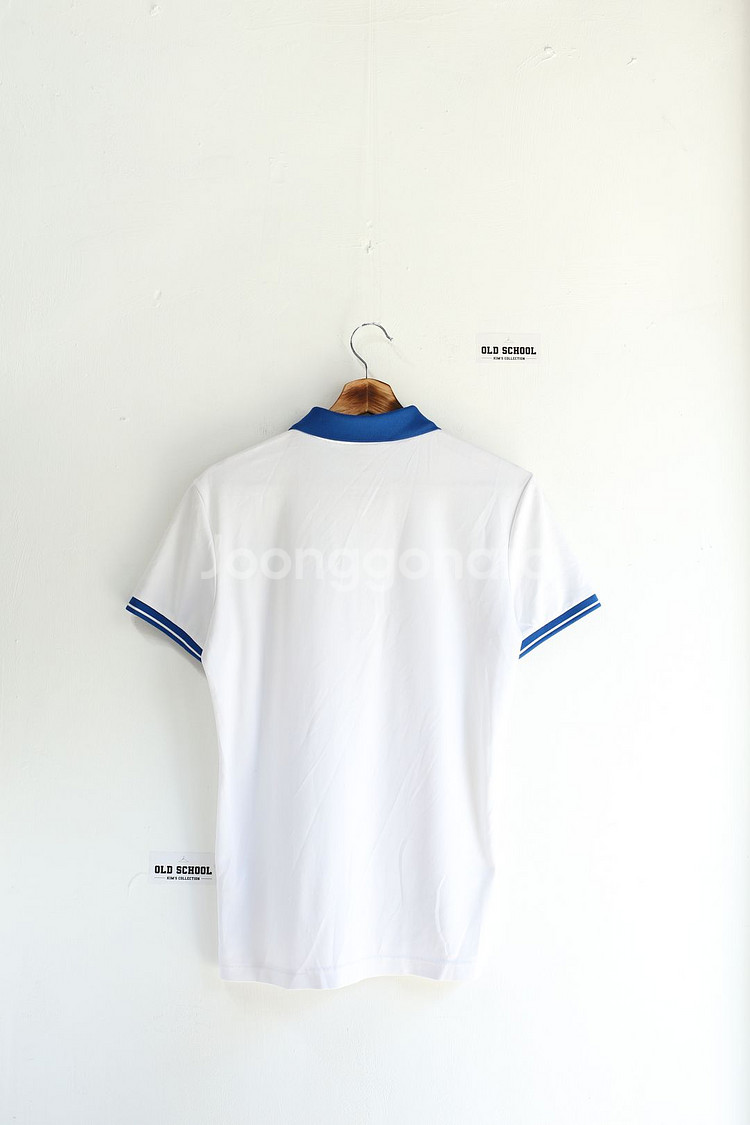 데상트 반팔 화이트티셔츠 95사이즈--3