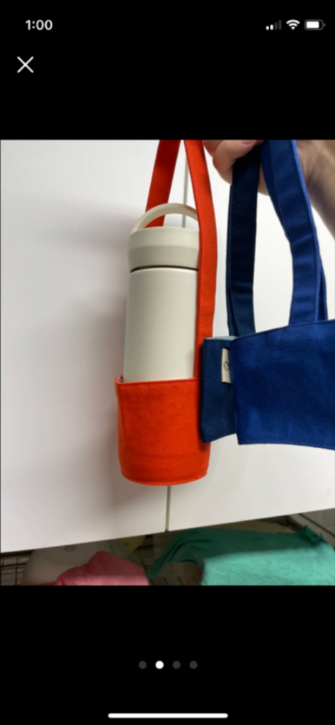 물병 보온병 가방 3개 이미지