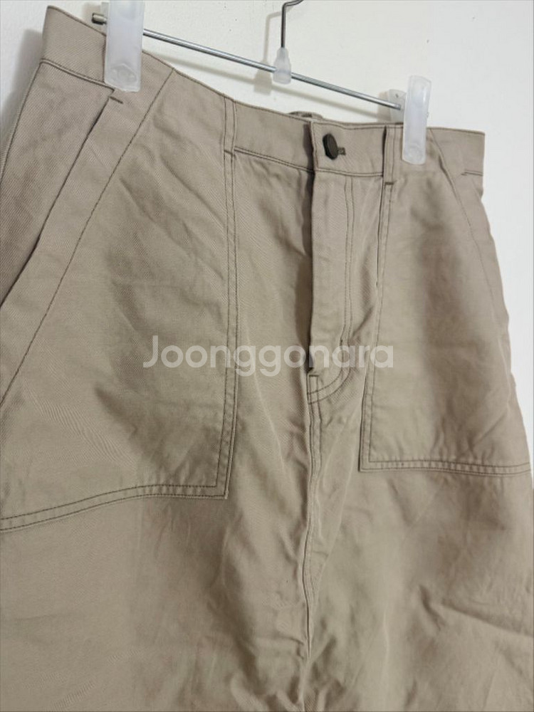 파사드패턴 스커트 린넨 퍼티그 애쉬베이지 S 택배비포함--3