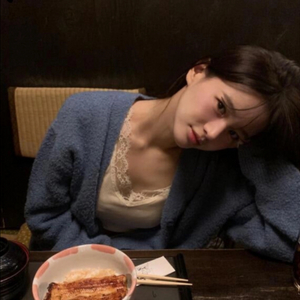 modo 샵모도 버니 부클 가디건 블루