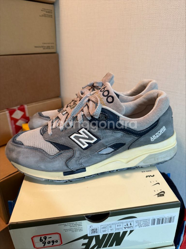 뉴발란스 1600 빈티지 그레이 280 사이즈--0