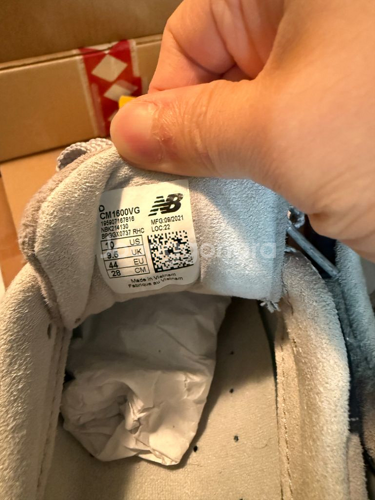 뉴발란스 1600 빈티지 그레이 280 사이즈--5