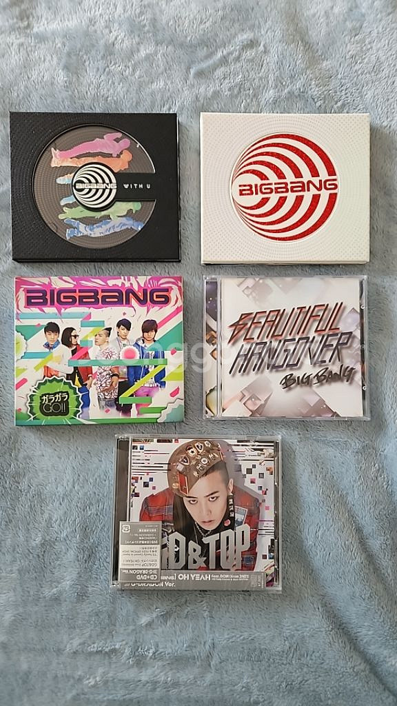 빅뱅 일본CD 지디앤탑 CD+DVD등 5종--0
