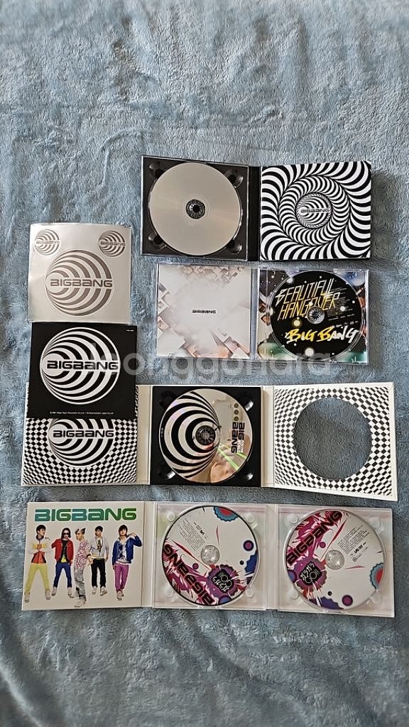 빅뱅 일본CD 지디앤탑 CD+DVD등 5종--2