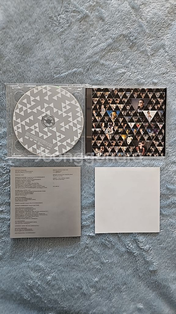 빅뱅 일본CD 지디앤탑 CD+DVD등 5종--5