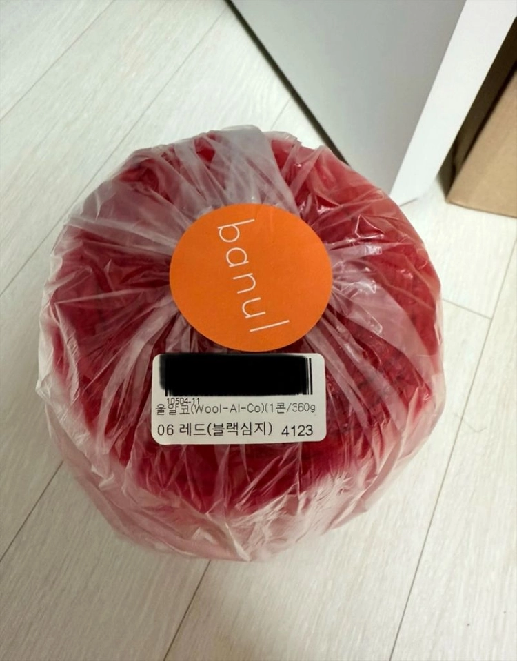 [새상품] 바늘이야기 06 레드(블랙심지) 1콘 이미지