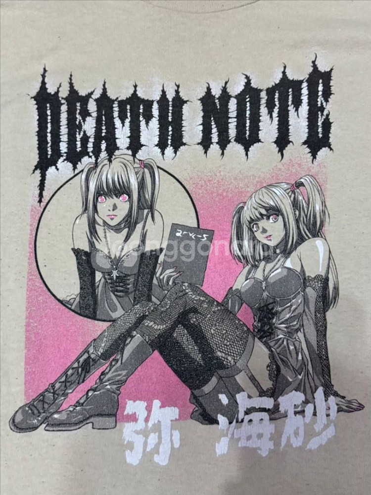 데스노트 Death Note 아마네 미사 티셔츠 L--2