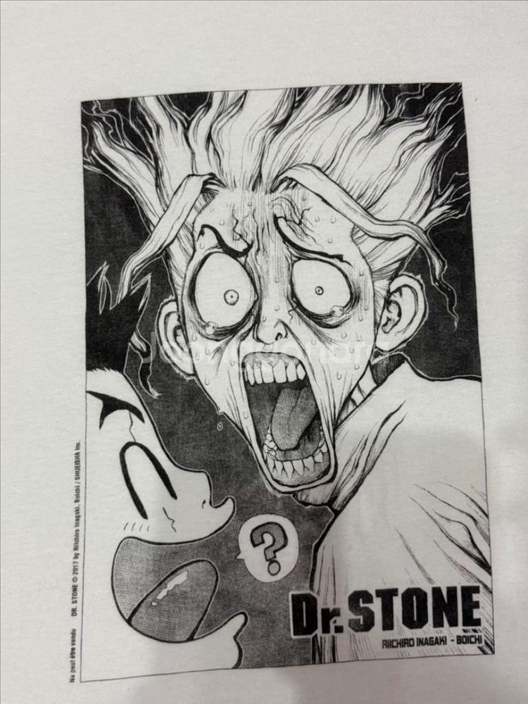 Dr.STONE 닥터 스톤 애니메이션 티셔츠 XL--2