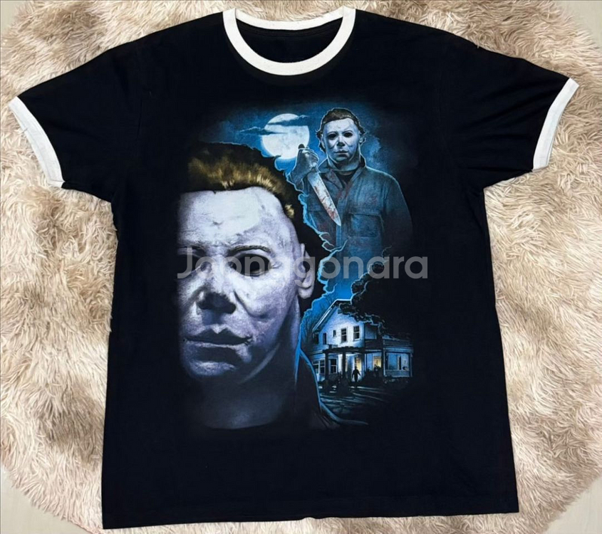 Halloween movie 티셔츠 호러 영화 사이즈L--0