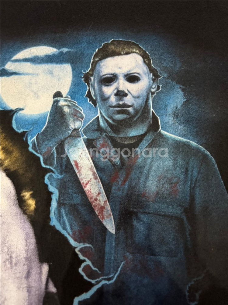 Halloween movie 티셔츠 호러 영화 사이즈L--5
