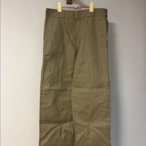 디키즈 더블니 루즈핏 워크팬츠 33W x 32L 카키