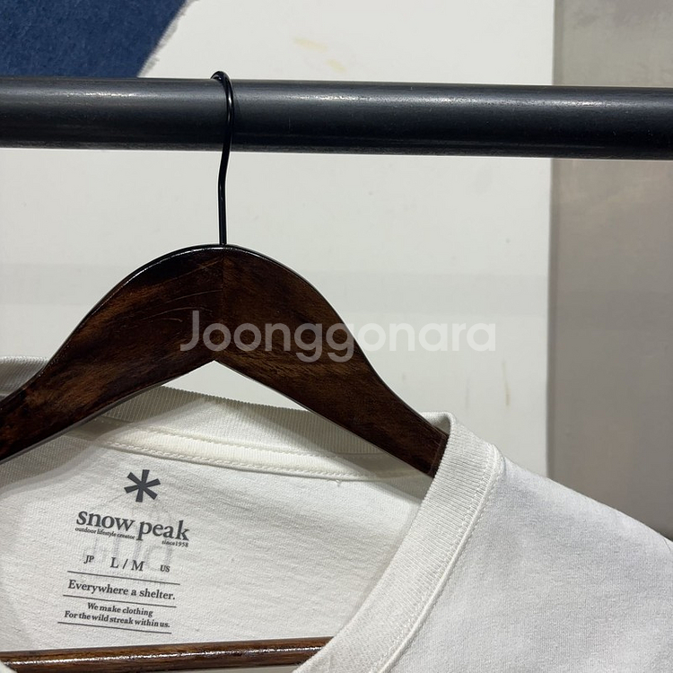 (95) 스노우피크 여성 캐주얼 어웃도어 프린팅 반팔티--1