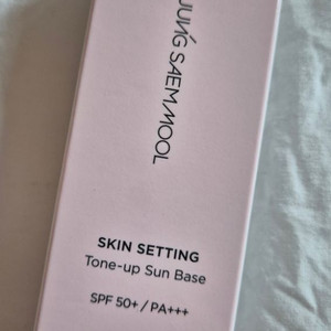 정샘물 스킨 세팅 톤업 선 베이스 40ml
