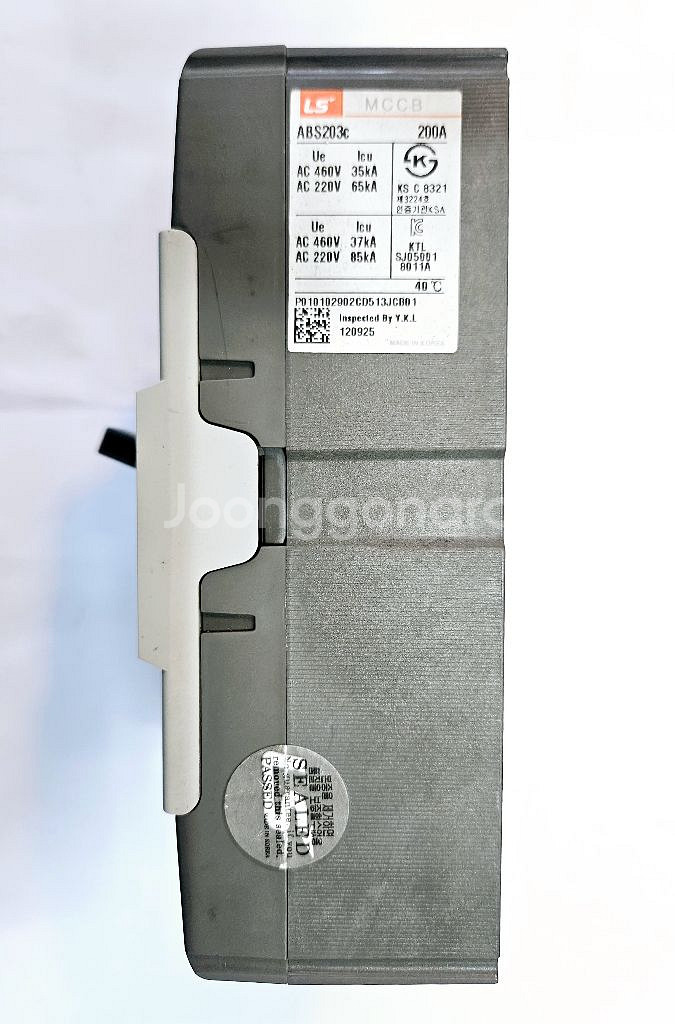 LS 배선차단기 mccb ABS203c 200A--1