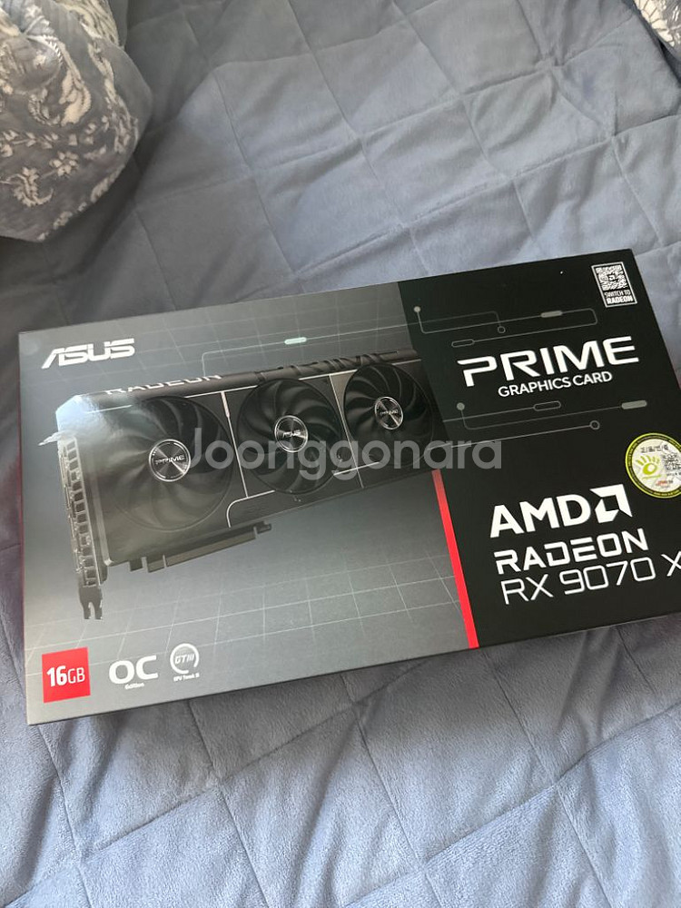 ASUS RX9070XT PRIME 16GB 풀박스--0