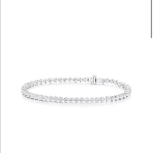넘버링 테니스팔찌 2mm 골드