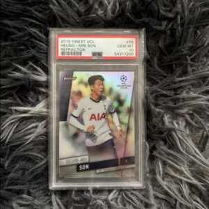 탑스 2019 ucl 손흥민 리플렉터 psa10