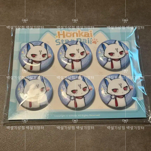 붕괴 스타레일 경류 미니니 고양이 뱃지 6개 세트