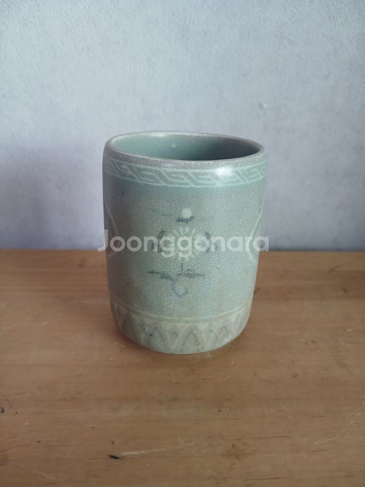 고려청자 도자기 컵--1