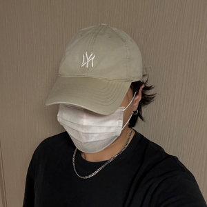 정품 MLB 양키즈 베이지 볼캡 엠엘비 모자