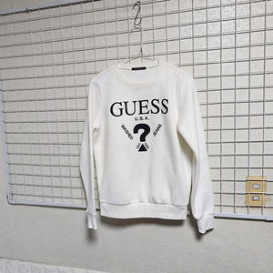 (상태굿)게스(기모/긴팔)맨투맨(여큰90)