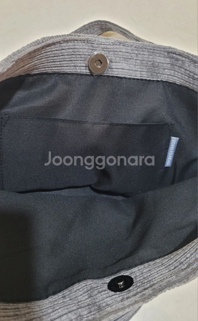 코듀로이 가방 숄더백 쇼퍼백 새상품--5