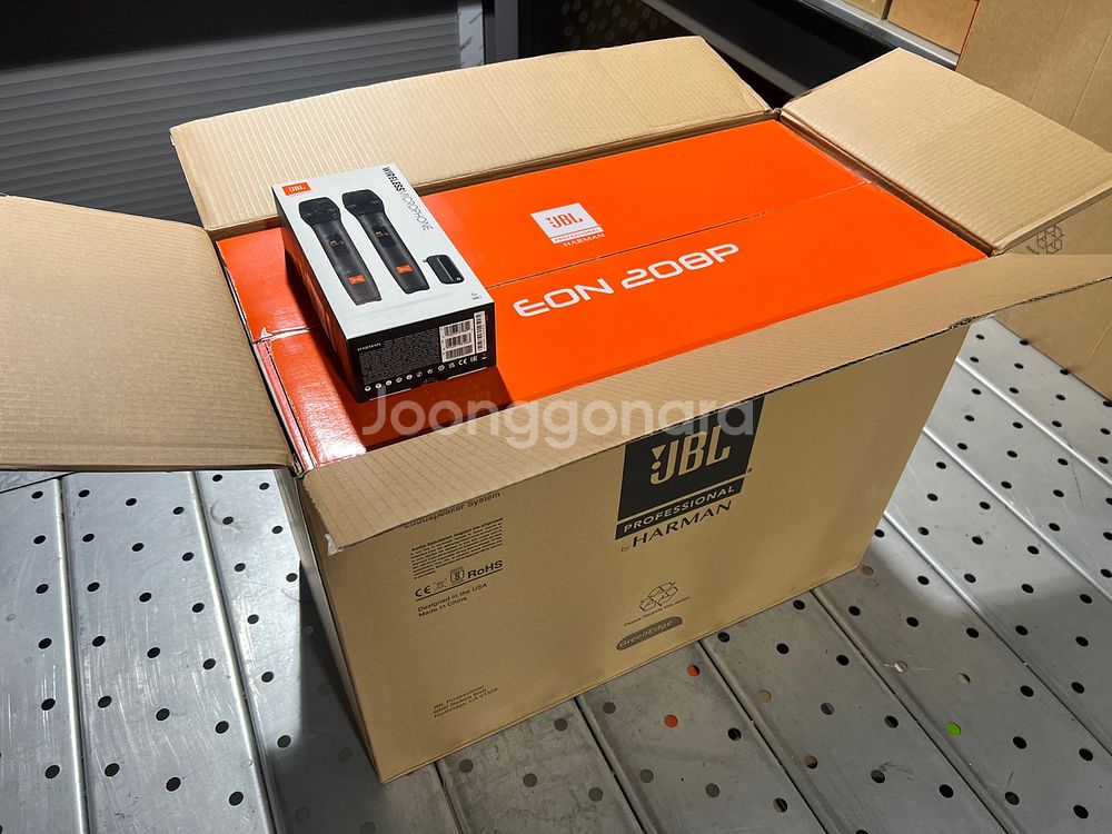 JBL EON208P앰프믹서내장형스피커 AS3무선마이크--2