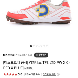 데스포르치 풋살화(축구화)캄피나스TF3(255,260)