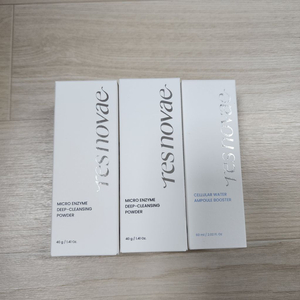 레스노베 클렌징 파우더 / 셀룰러 워터 앰플 부스터