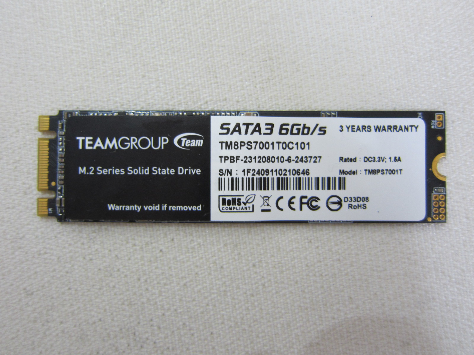 TeamGroup MS30 M.2 SATA 1TB
