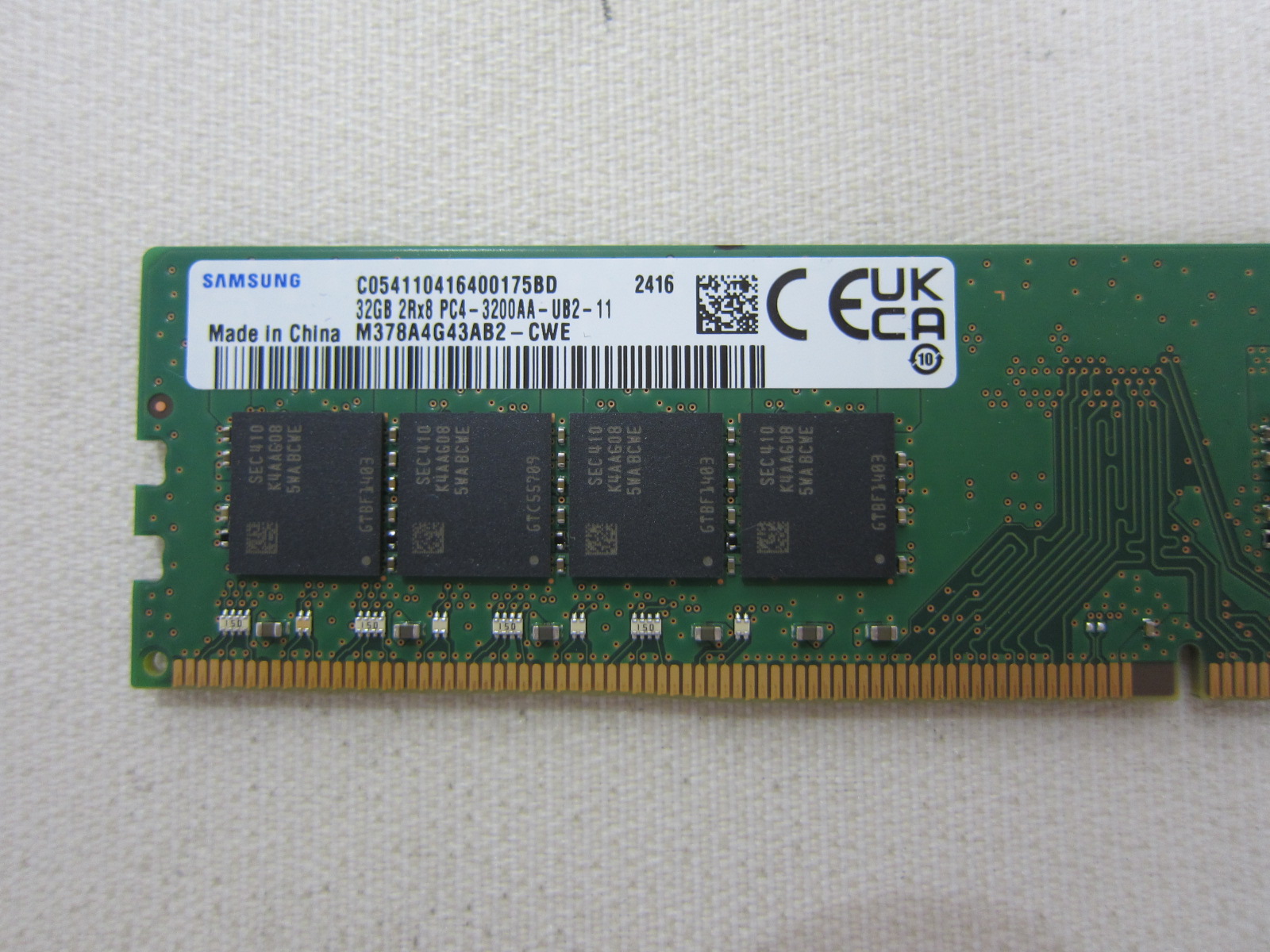삼성전자 DDR4-3200 32G (PC4-25600)