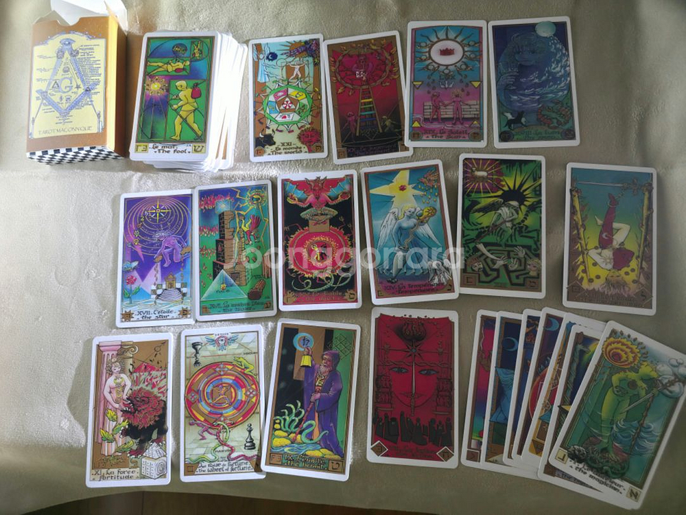 프리메이슨 타로 Tarot Maconnique--1