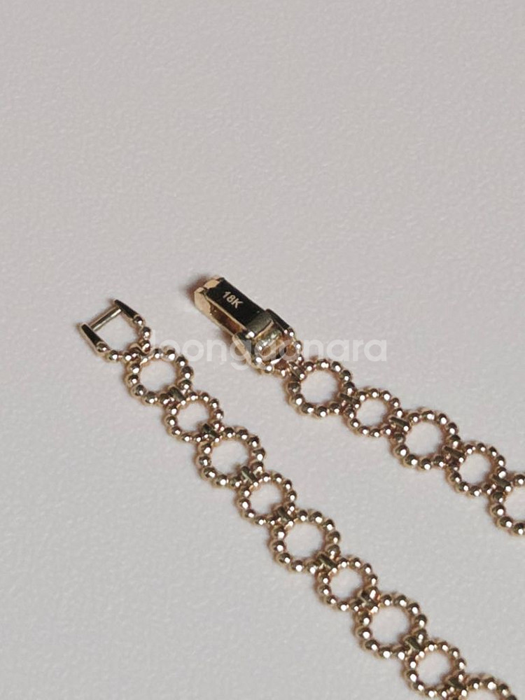 18k 핑크골드 레이스팔찌 16cm 1.688돈--1
