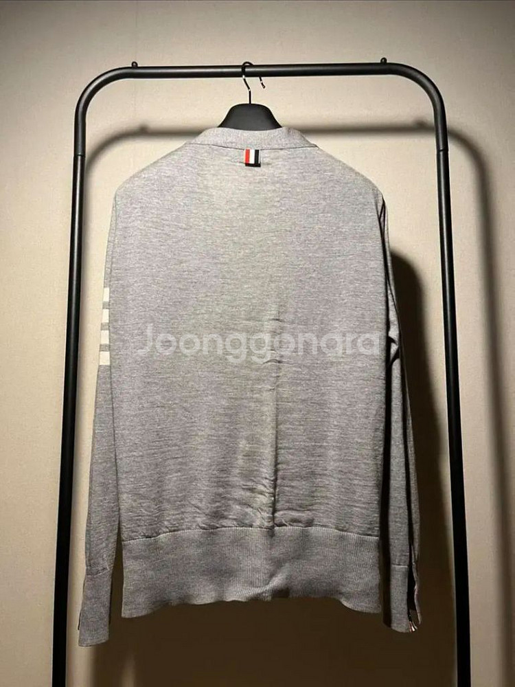 [3] 톰브라운 메리노울 가디건 그레이--1
