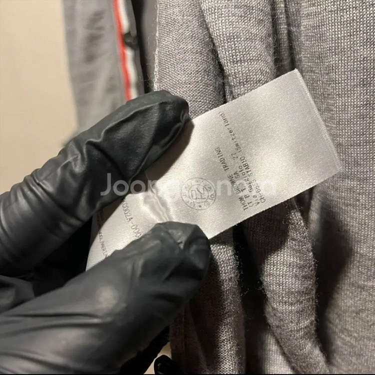[3] 톰브라운 메리노울 가디건 그레이--5