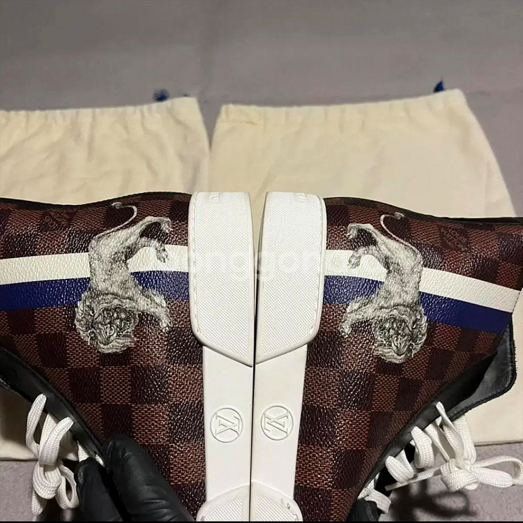 [7/한정판/새상품급] 루이비통 채프먼 다미에 하이탑--2