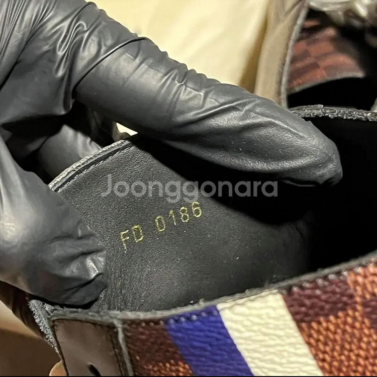 [7/한정판/새상품급] 루이비통 채프먼 다미에 하이탑--6