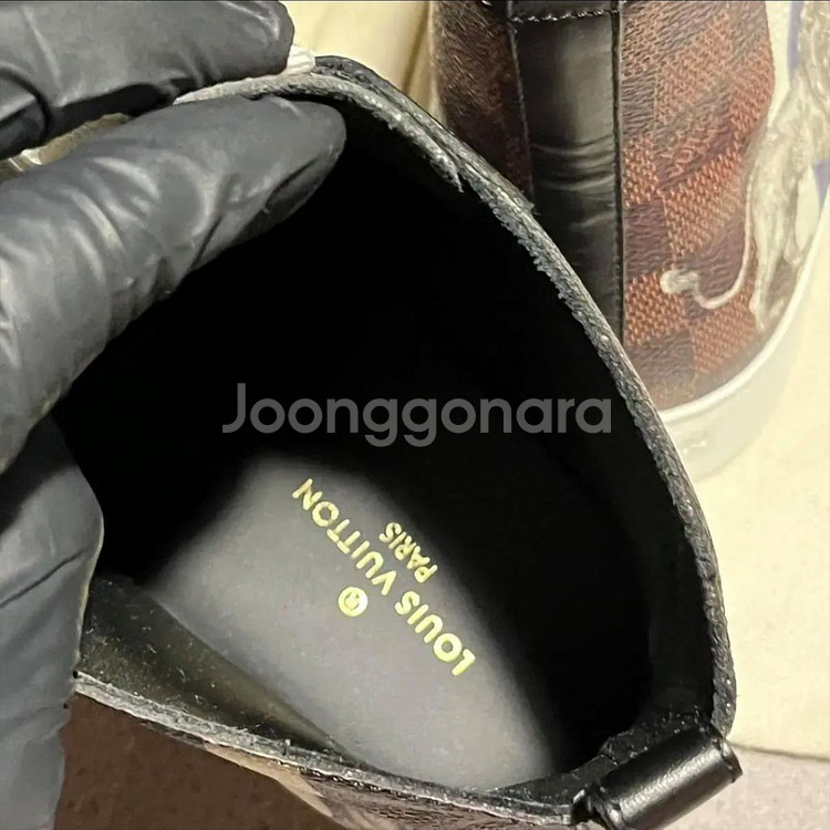 [7/한정판/새상품급] 루이비통 채프먼 다미에 하이탑--5