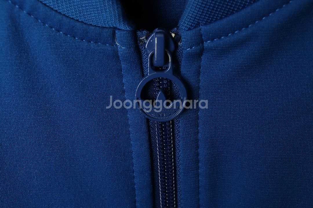 (S-M) 아디다스 집업져지 트랙탑 블루 파이어버드--5
