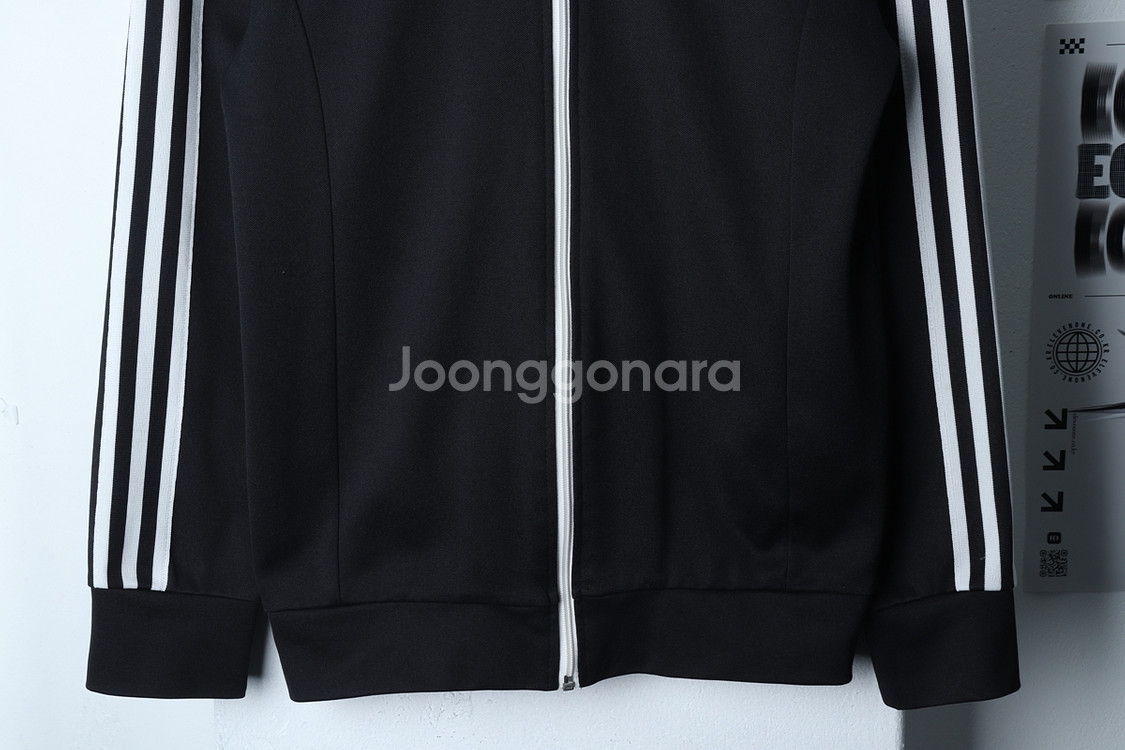 (L-XL) 아디다스 집업져지 트랙탑 유로파 검흰--3