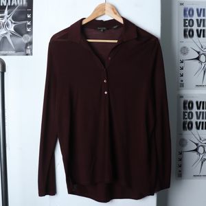 W(M-L) 브랜드빈티지 카라 긴팔티셔츠 마시모두띠