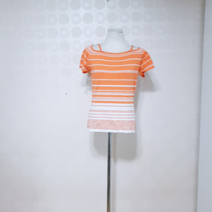 스트라이프/니트66/반팔니트66