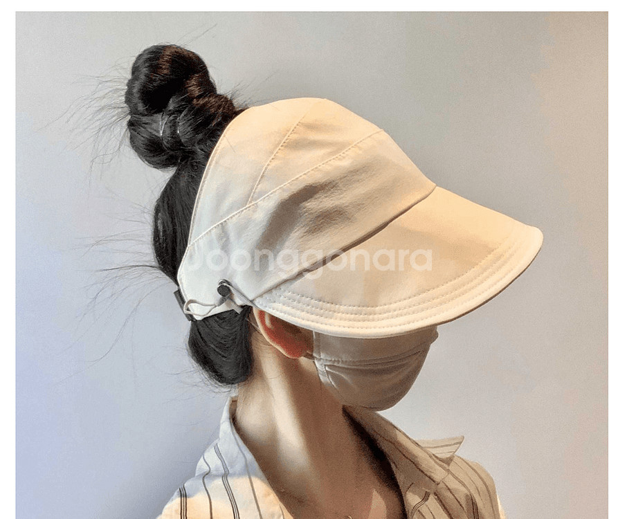 1+1 동남아 해외여행 여름 자외선차단 썬캡 돌돌이--7