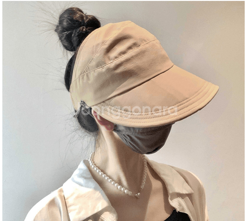 1+1 동남아 해외여행 여름 자외선차단 썬캡 돌돌이--1