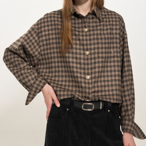 타임 체크 셔츠