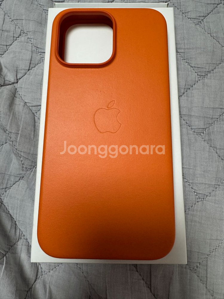 아이폰 14 Pro Max 정품 가죽케이스--1
