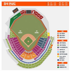 5/7 한화 vs 삼성 내야지정석A,B 3루 판매