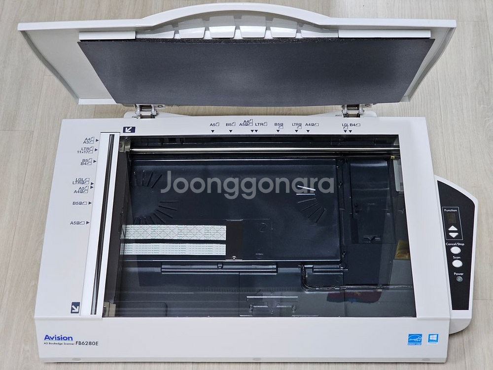 어비젼 A3 평판 스캐너 FB6280E 팝니다.--1