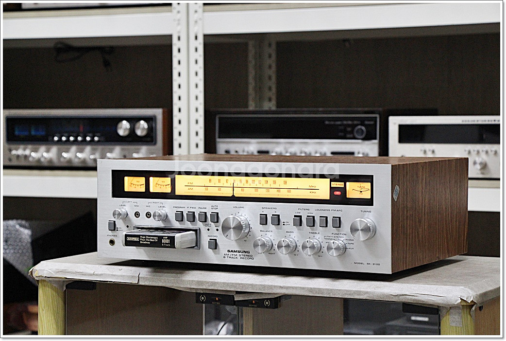 삼성 A급 8트랙 테이프 아날로그리시버 SK-3100--1
